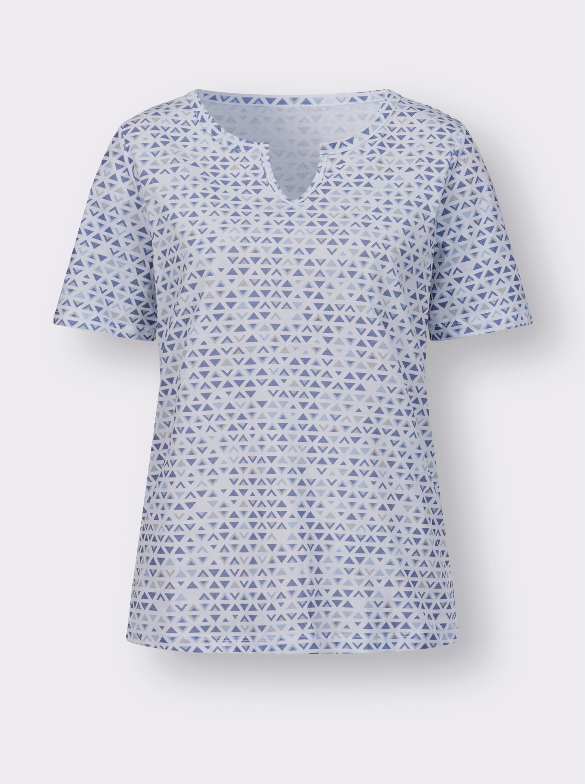 Kurzarmshirt in Baumwoll-Qualität