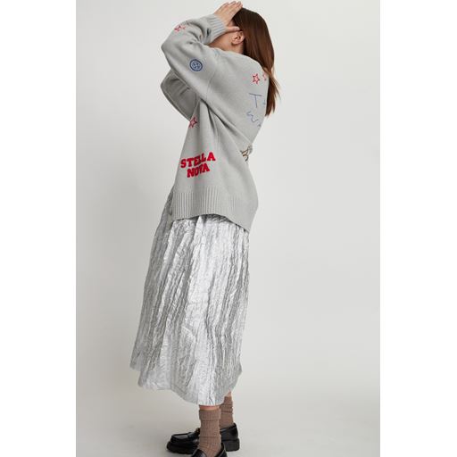 Stella Nova The Tailors Cardigan, Light Grey, M