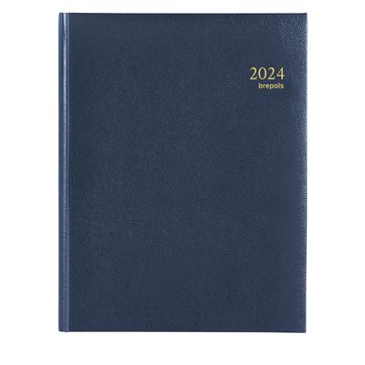 Agenda Lima Timing - 1 semaine sur 2 pages - 17 x 22 cm - bleu - Brepols