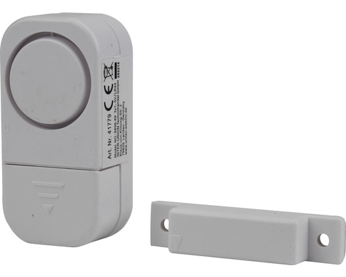 Raam- en deuralarmmelders met magneetcontact, 3 stuks, wit