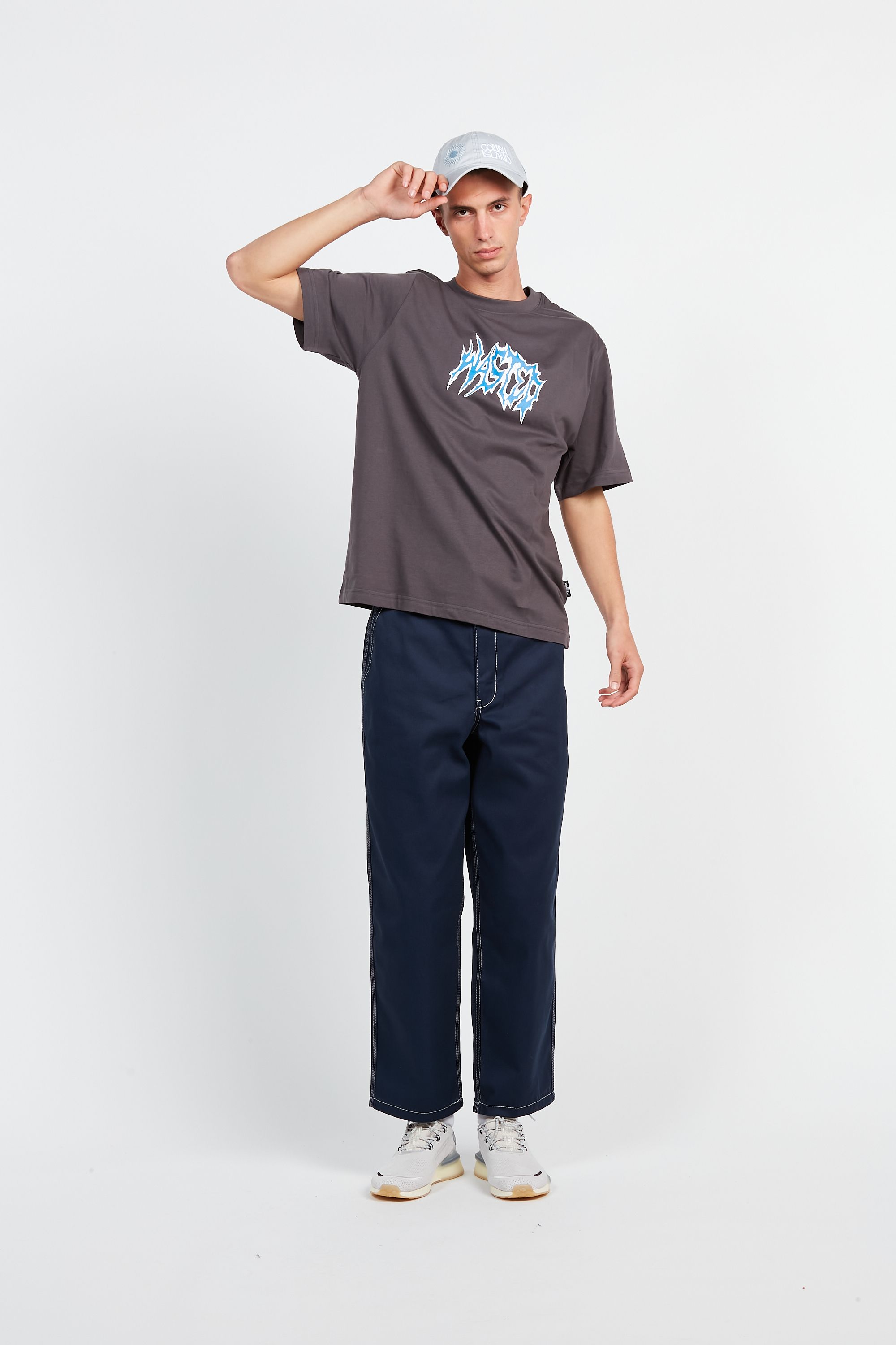 WASTED T-SHIRT MONSTER Gris
