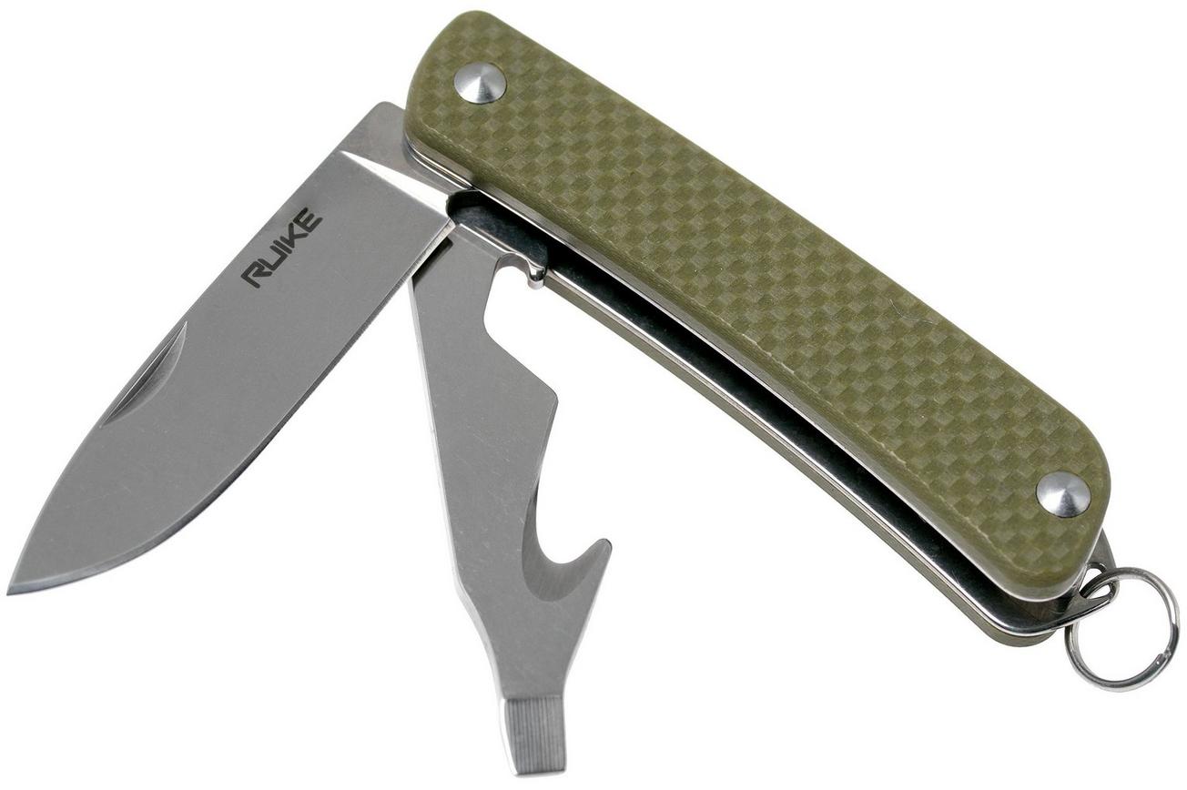 Ruike S21-G Green sleutelhangerzakmes