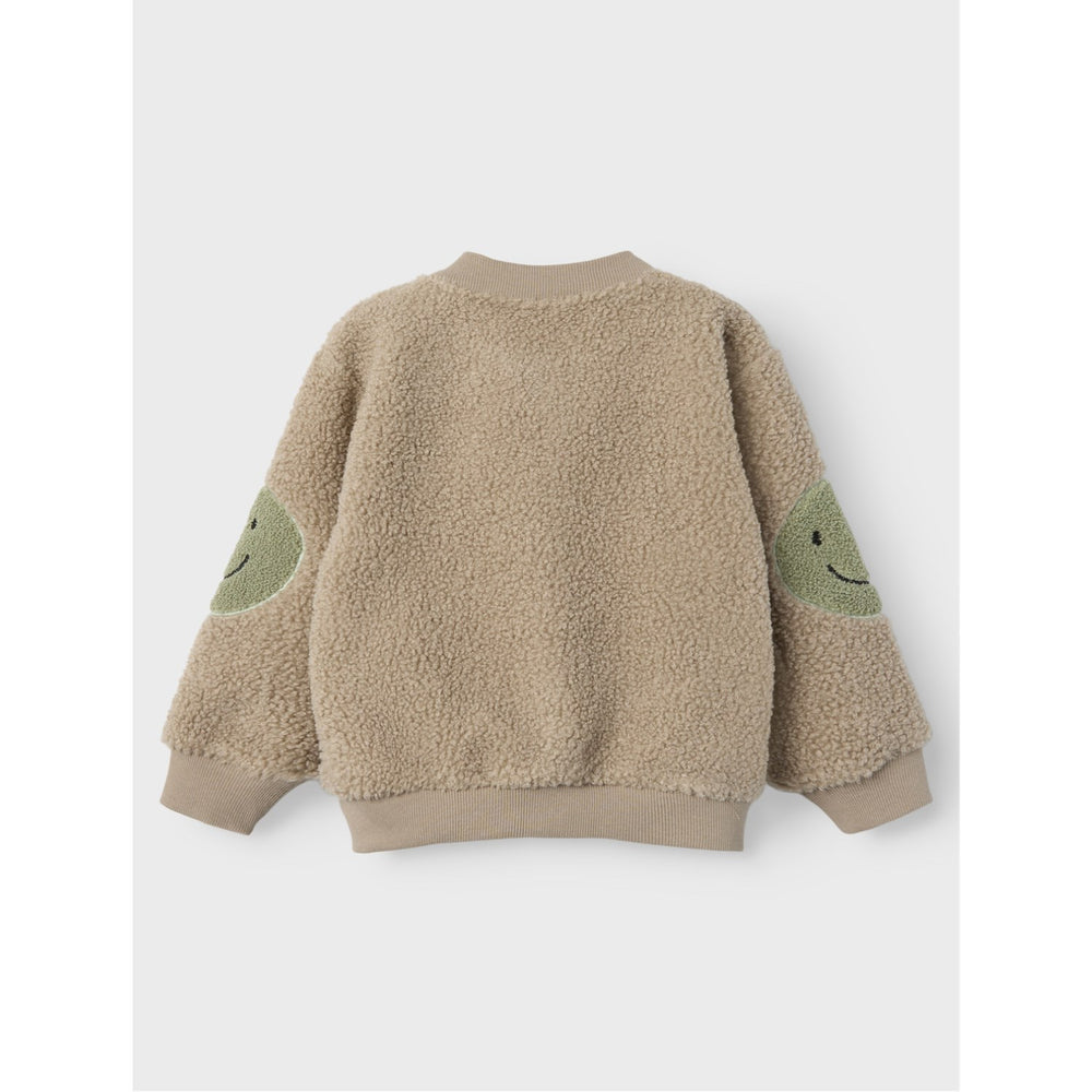 Køb Name It Pure Cashmere Sand Regular Teddy Cardigan