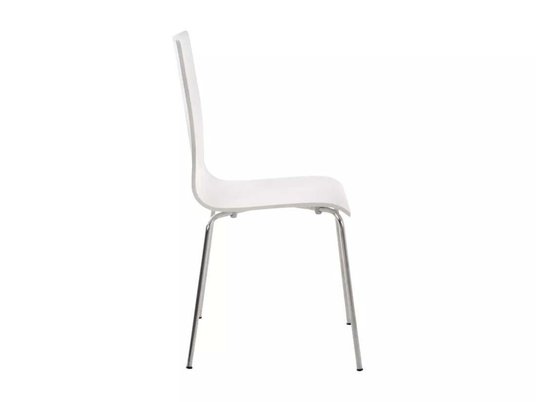 Lot de 16 Chaise de conférence - Bois & Antique - Blanc - PEPE