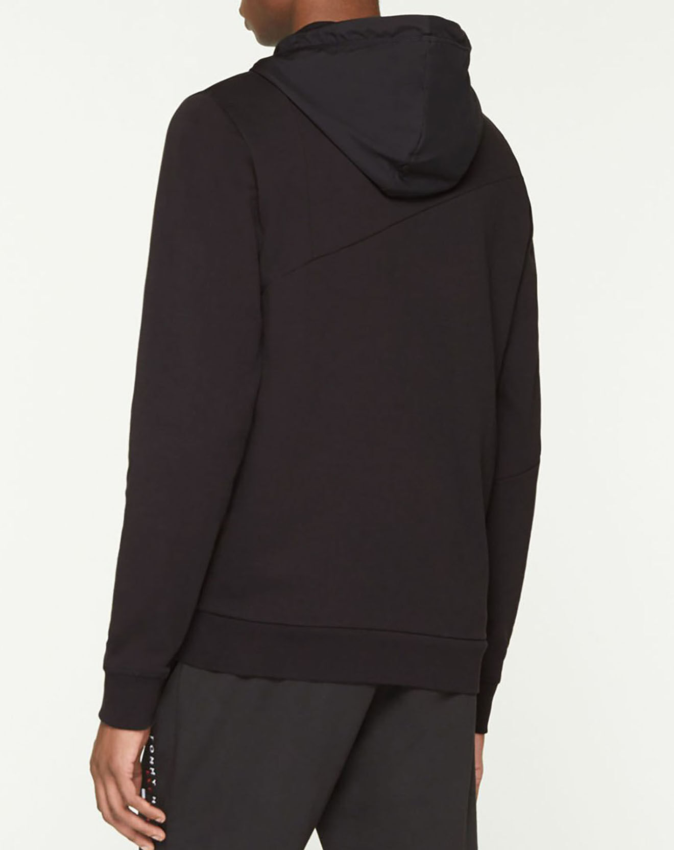 Tommy Hilfiger Sweat zippé mix sport hoody noir