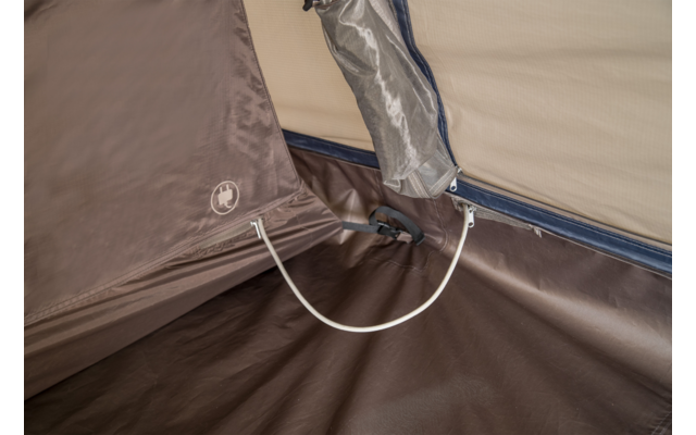 Tambu Durdanta Komfort Trekking Tunnelzelt braun für 4 Personen