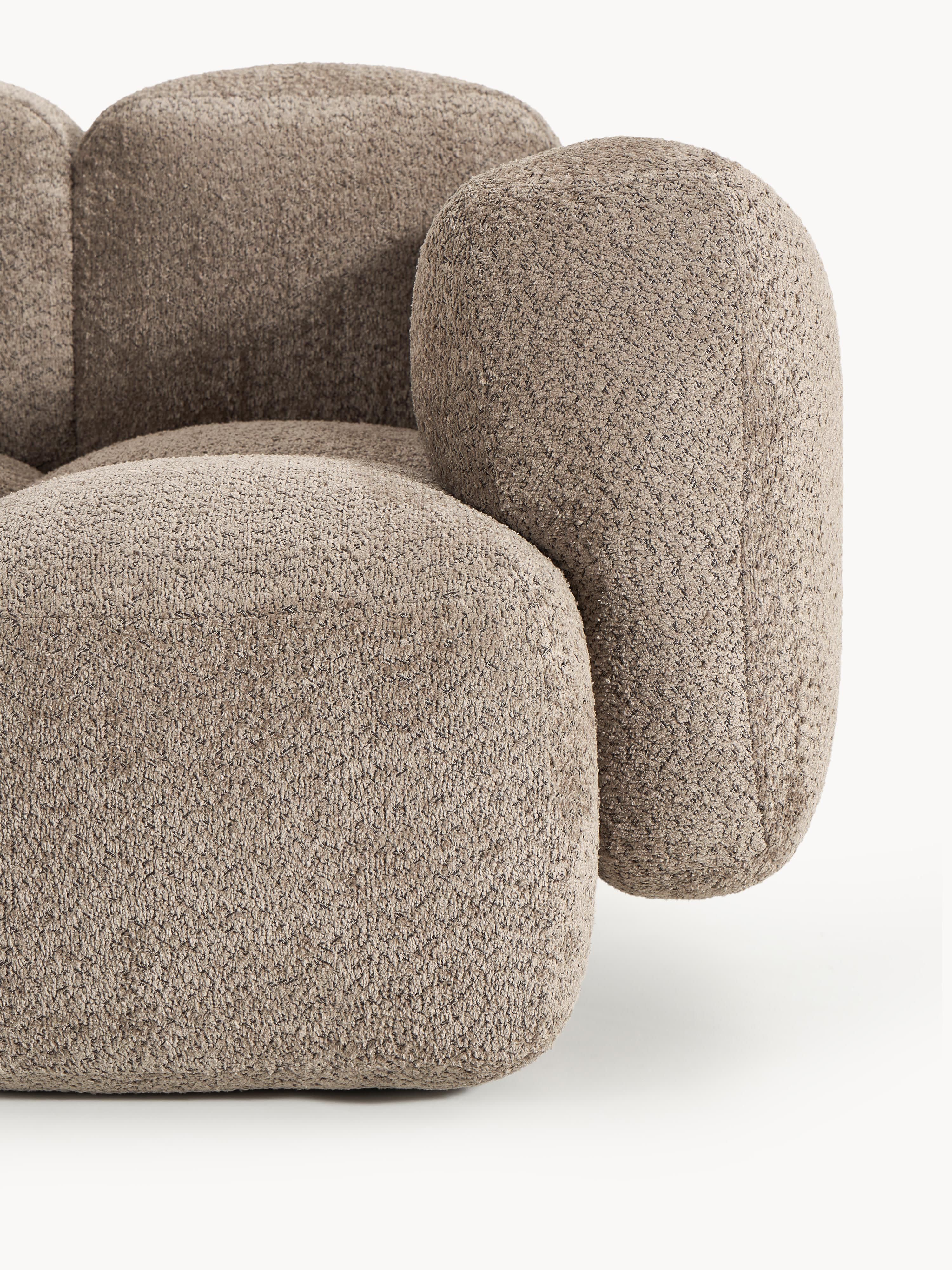 Hoekmodule Tayla van teddy bouclé
