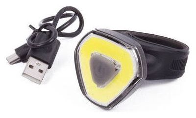 Feu avant vélo LED - rechargeable par USB - résistant à la pluie