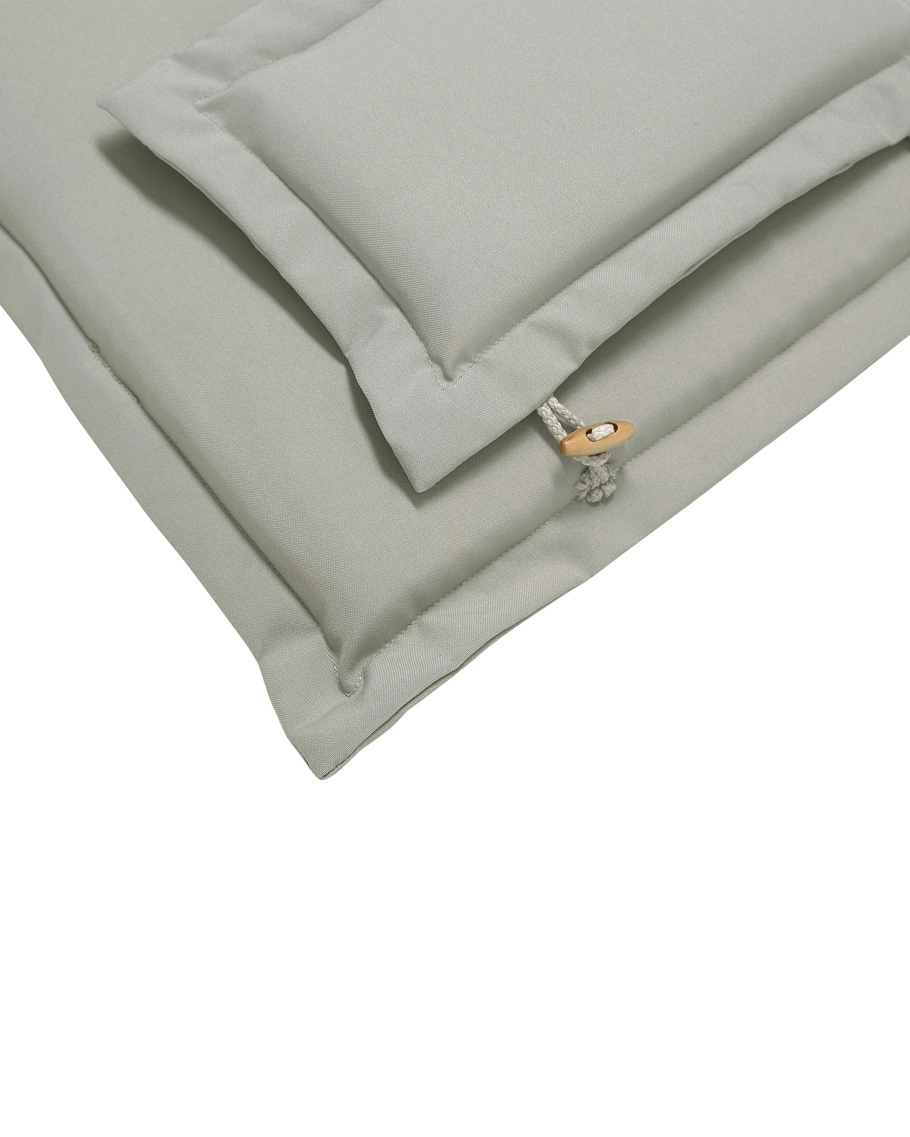 Set van 6 stoelen met zitkussen AMANTEA Acaciahout Taupe