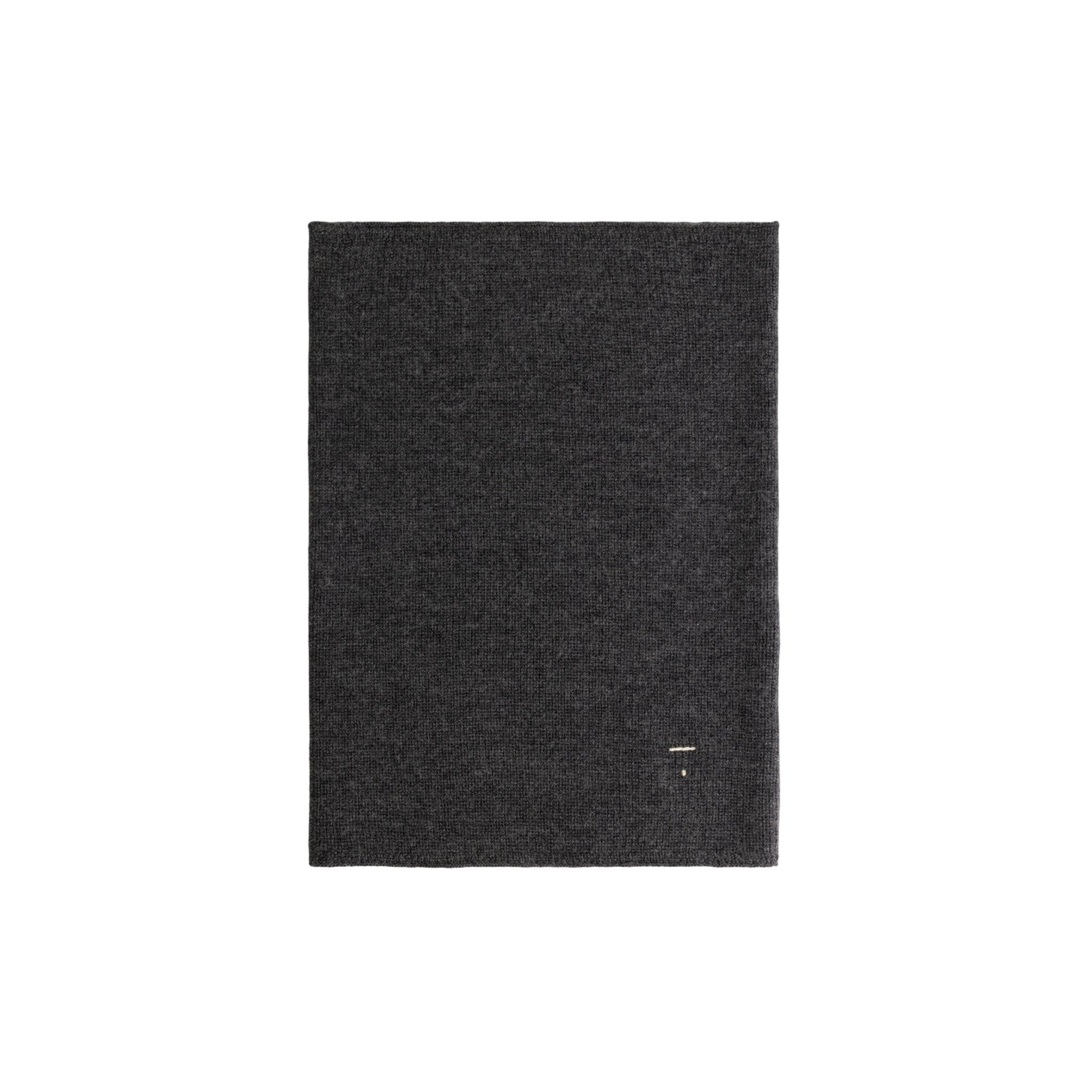 Schlauchschal Merinowolle Black Melange