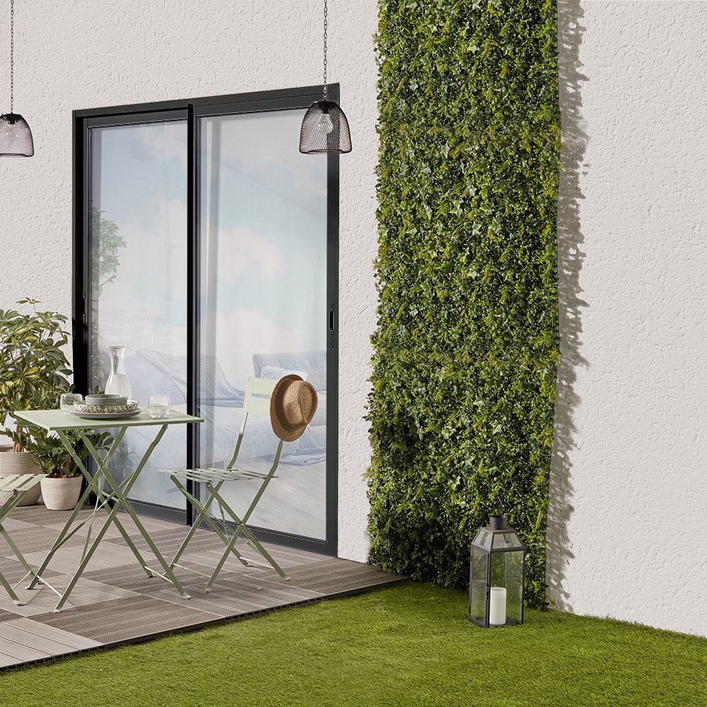 Mur végétal lierre artificiel L1xH1m