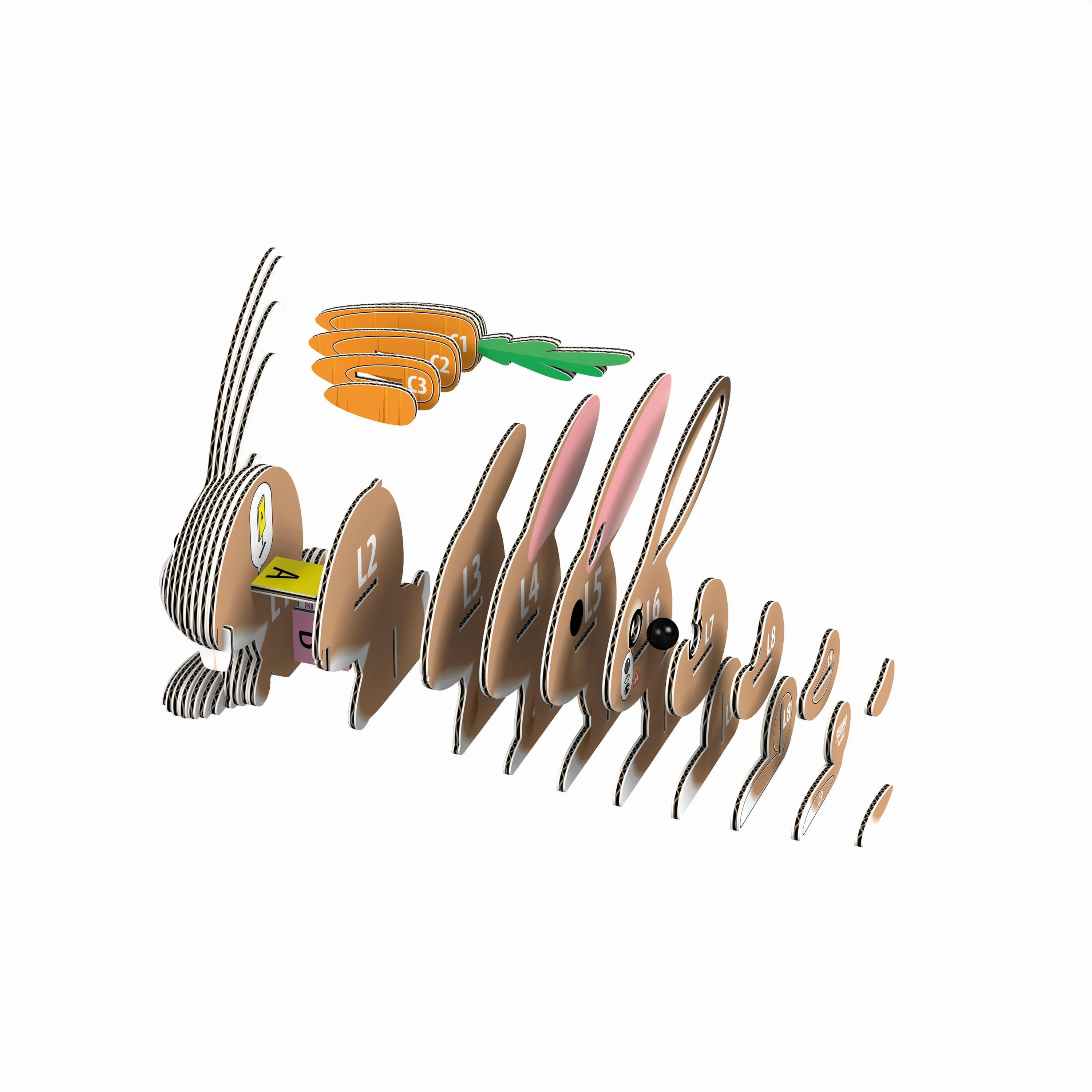 3D Bastelset Hase
