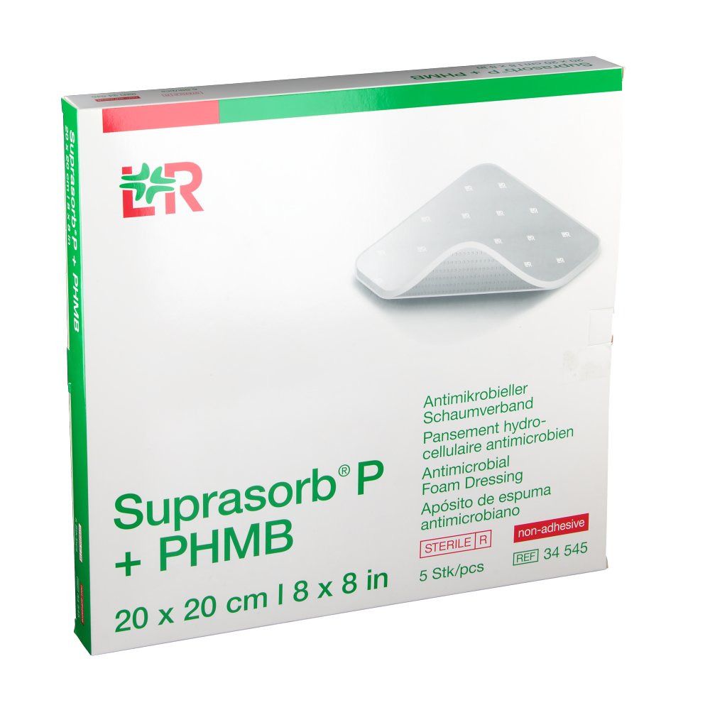 Suprasorb® P+PHMB Schaumverband 20x20 cm