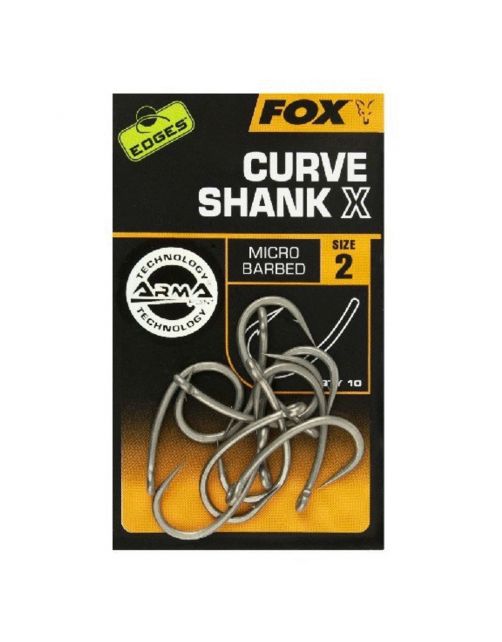 Fox Edges Curve Shank X Size 2 - Haken - Size 2