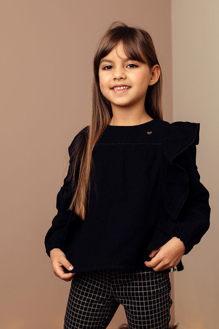 LOOXS zwarte looxs blouse 2232-7132