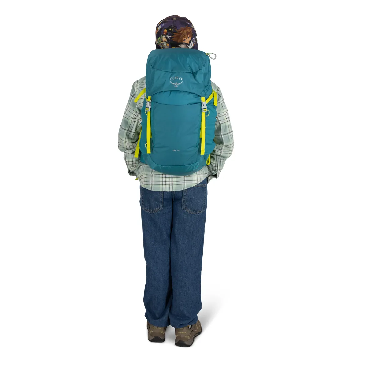 Osprey Kids' Jet 28 Green Canopy/Limeline Green