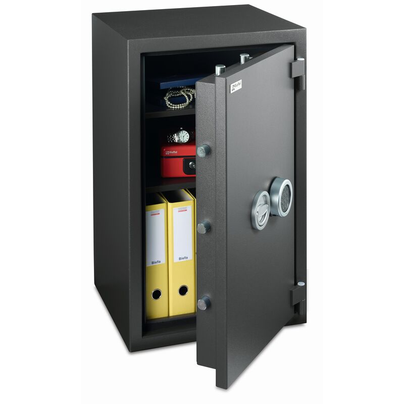 Rieffel Möbeltresor GRAPHIT 7 E, 49 x 43 x 80 cm, graphitgrau RAL 7024