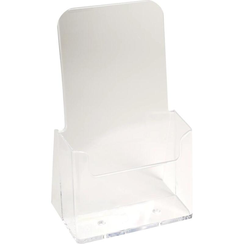 Distributeur de prospectus 1 compartiment DL (10X21cm) - Cristal