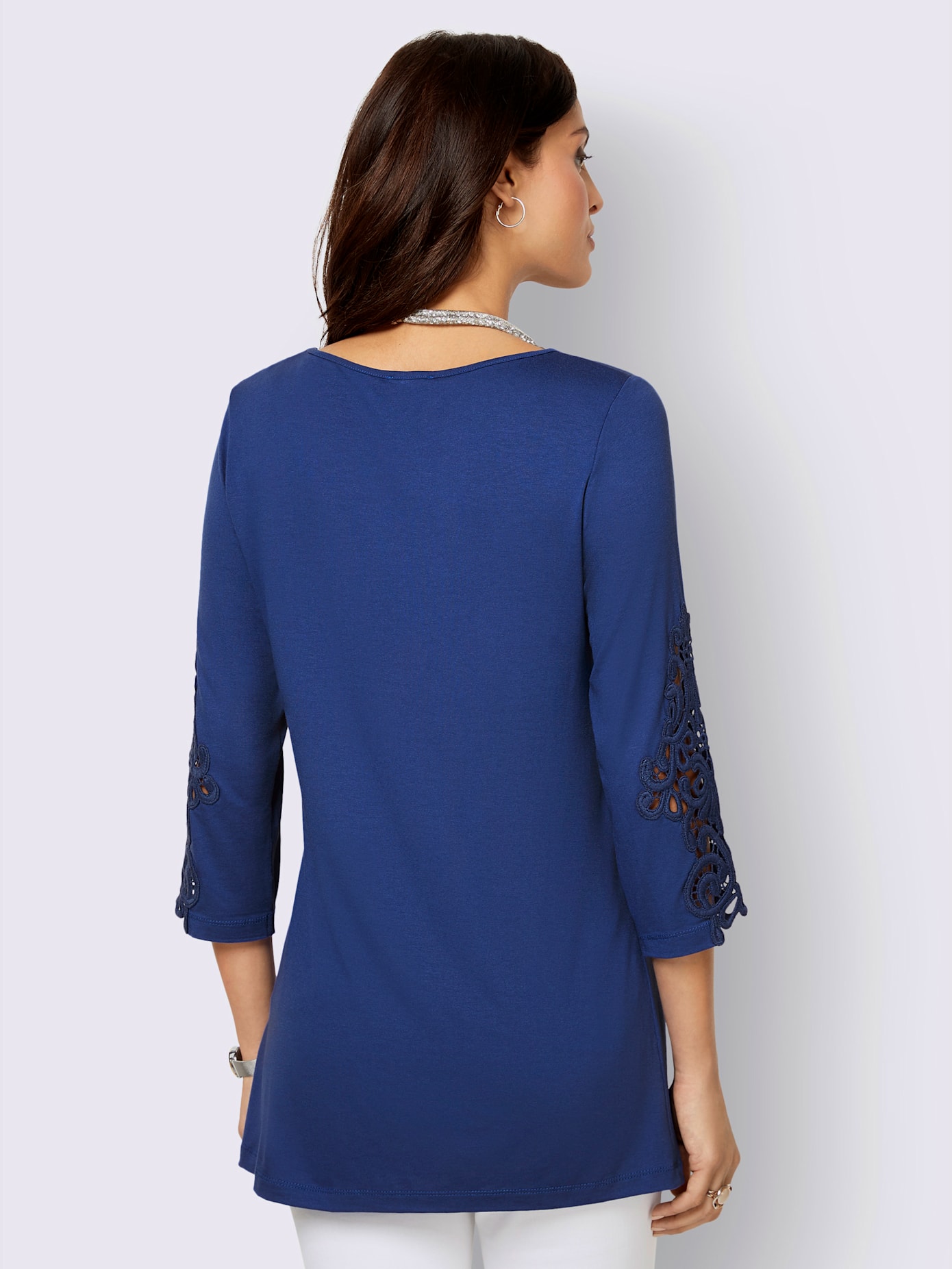 T-shirt à manches 3/4 viscose douce et fluide