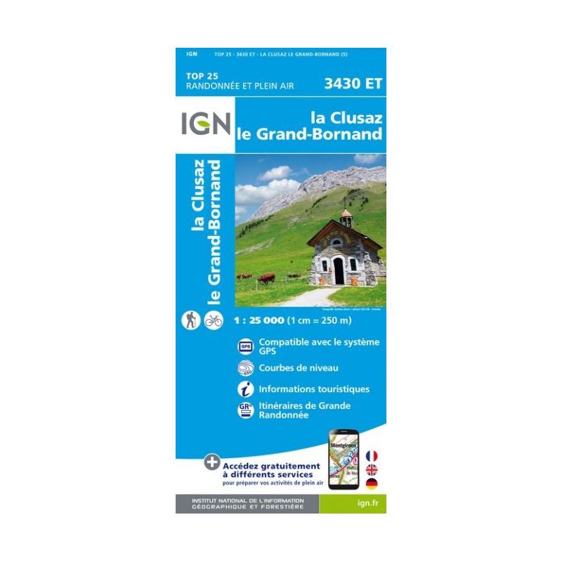 La Clusaz / Grand-Bornand - Carte topographique
