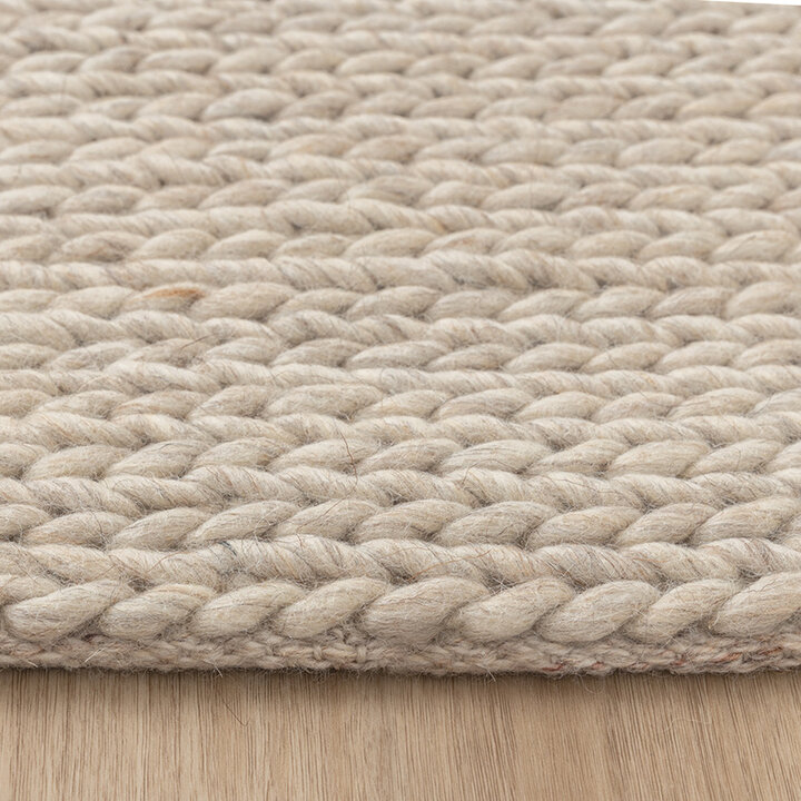 Wollen vloerkleed - Twist Beige