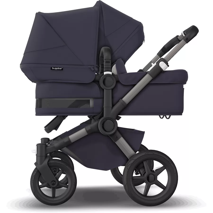 bugaboo Geschwisterwagen Donkey 5 Duo Complete GraphiteDark Navy