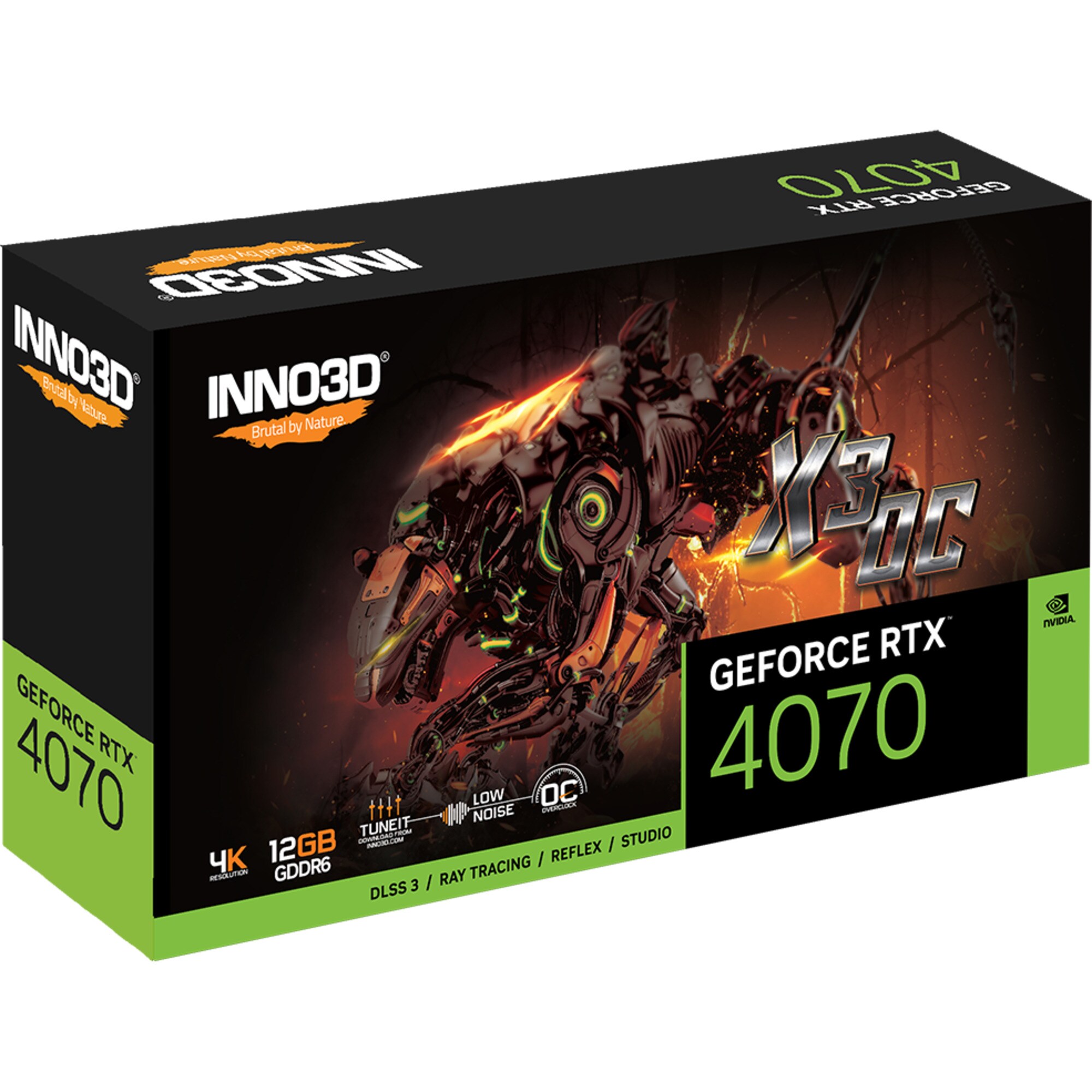 Inno3D Grafikkarte GeForce RTX 4070 X3 OC