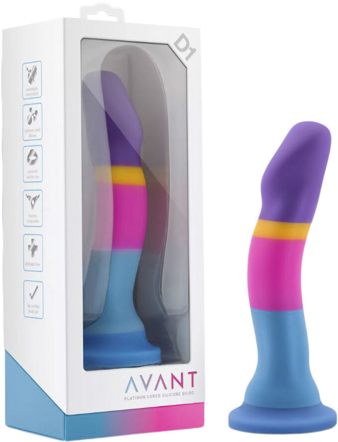 AVANT Avant - Silicone Dildo With Suction Cup - Hot 'n' Cool Various colours
