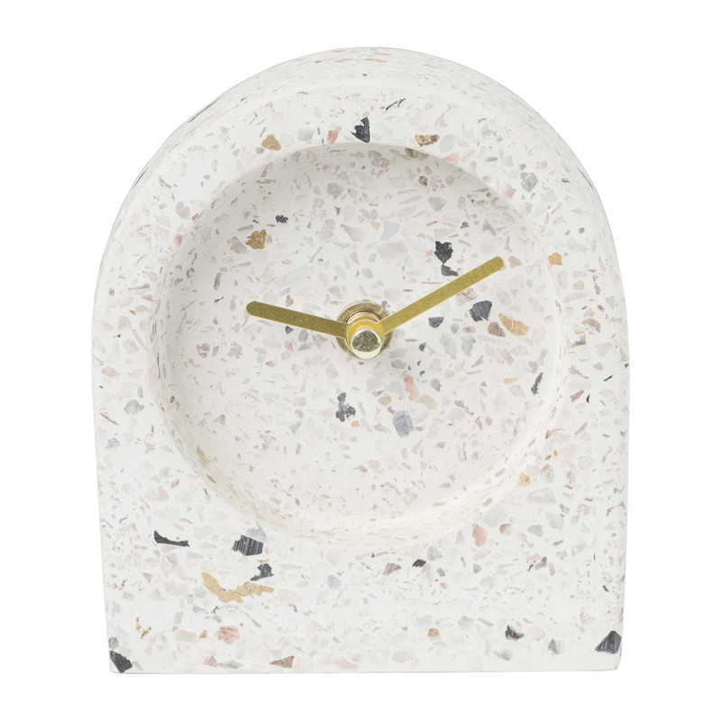 Staande klok Terrazzo - 10.5x3x12 cm