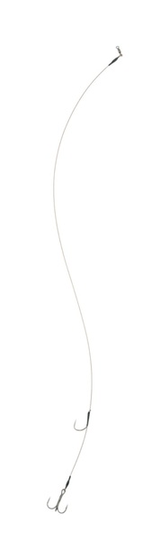 Bas de Ligne Poisson Mort 1x Hameçon Simple   Triple Rozemeijer 50cm 30lb (2pcs)