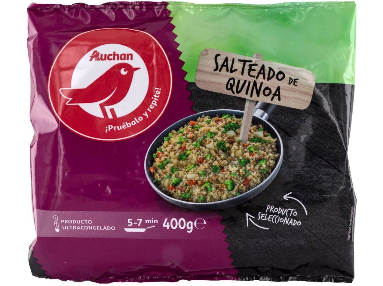 SALTEADO AUCHAN QUINOA E LENTILHAS 400G