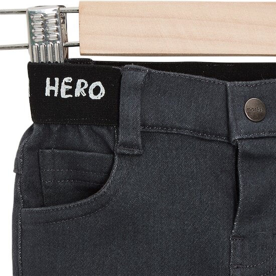 Pop mood Pantalon denim   gris anthracite        de               Marèse