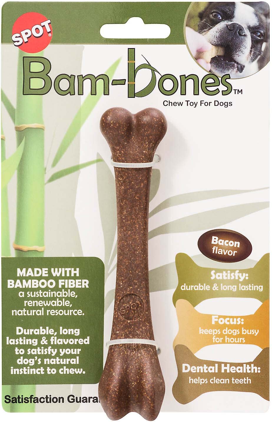 Spot kauwspeelgoed Bam-Bones Plus bot bacon small 2,5 x 3 x 14 cm