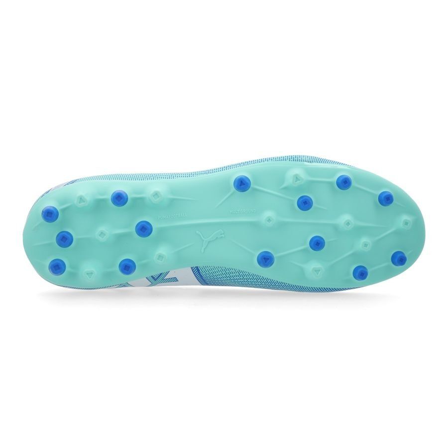 PUMA Future 7 Play MG Formula - Bleu/Menthe/Blanc Enfant