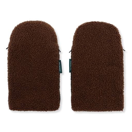 KongWalther Østerbro Barnevognshandsker, Chocolate Brown Teddy, One size