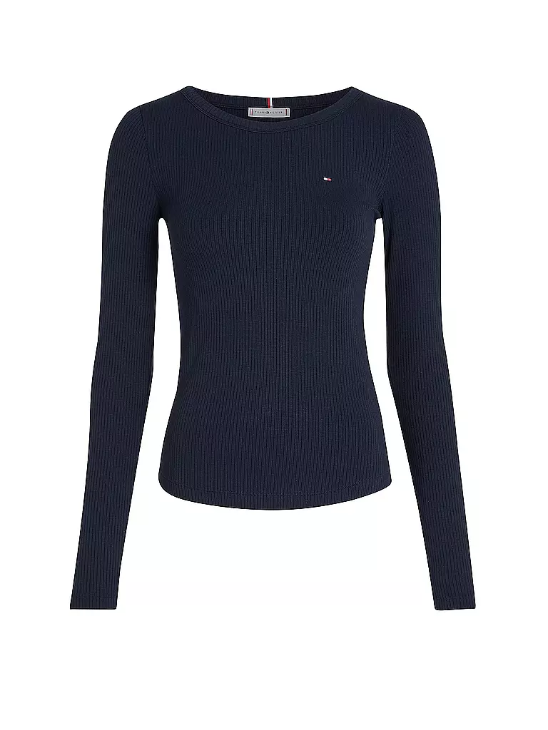 TOMMY HILFIGER Langarmshirt dunkelblau