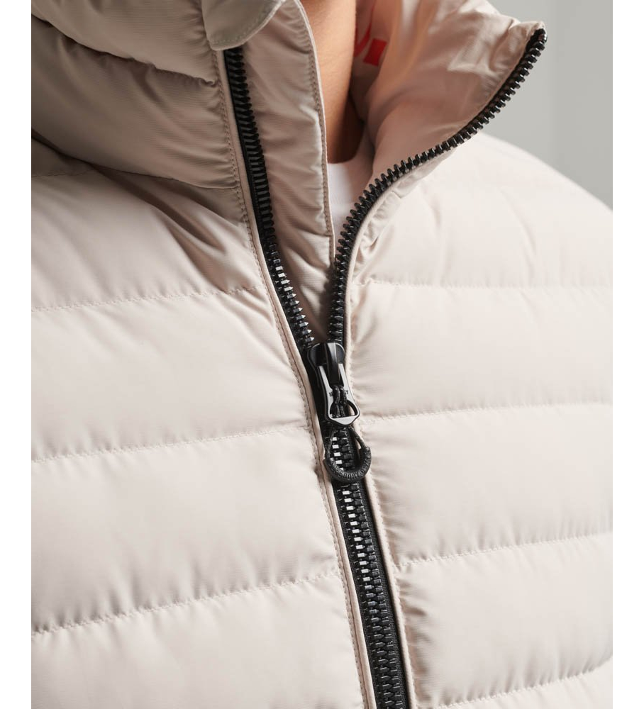 Jaqueta acolchoada estampada Superdry Fuji cinza