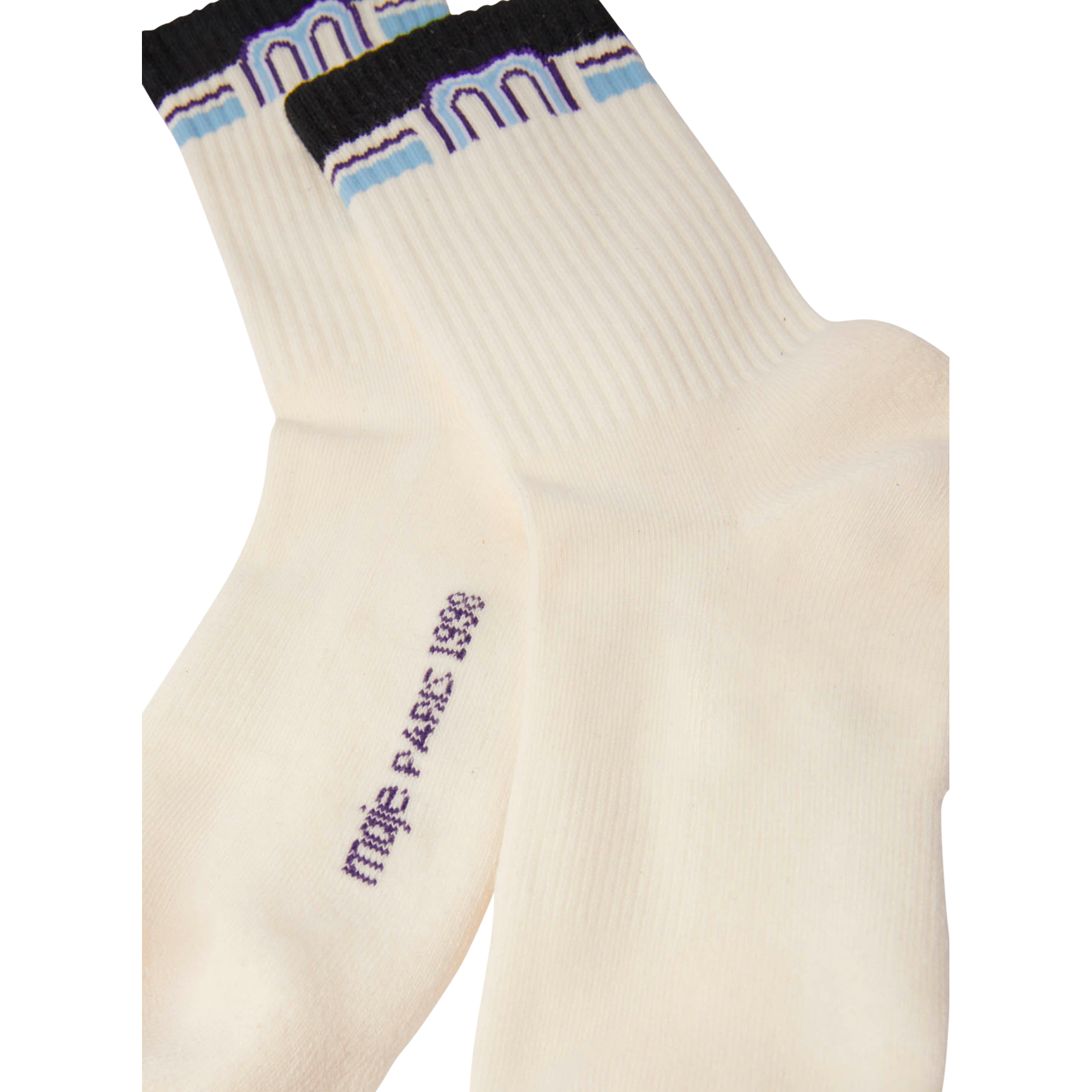 Chaussettes hautes en coton mélangé | Multicolore