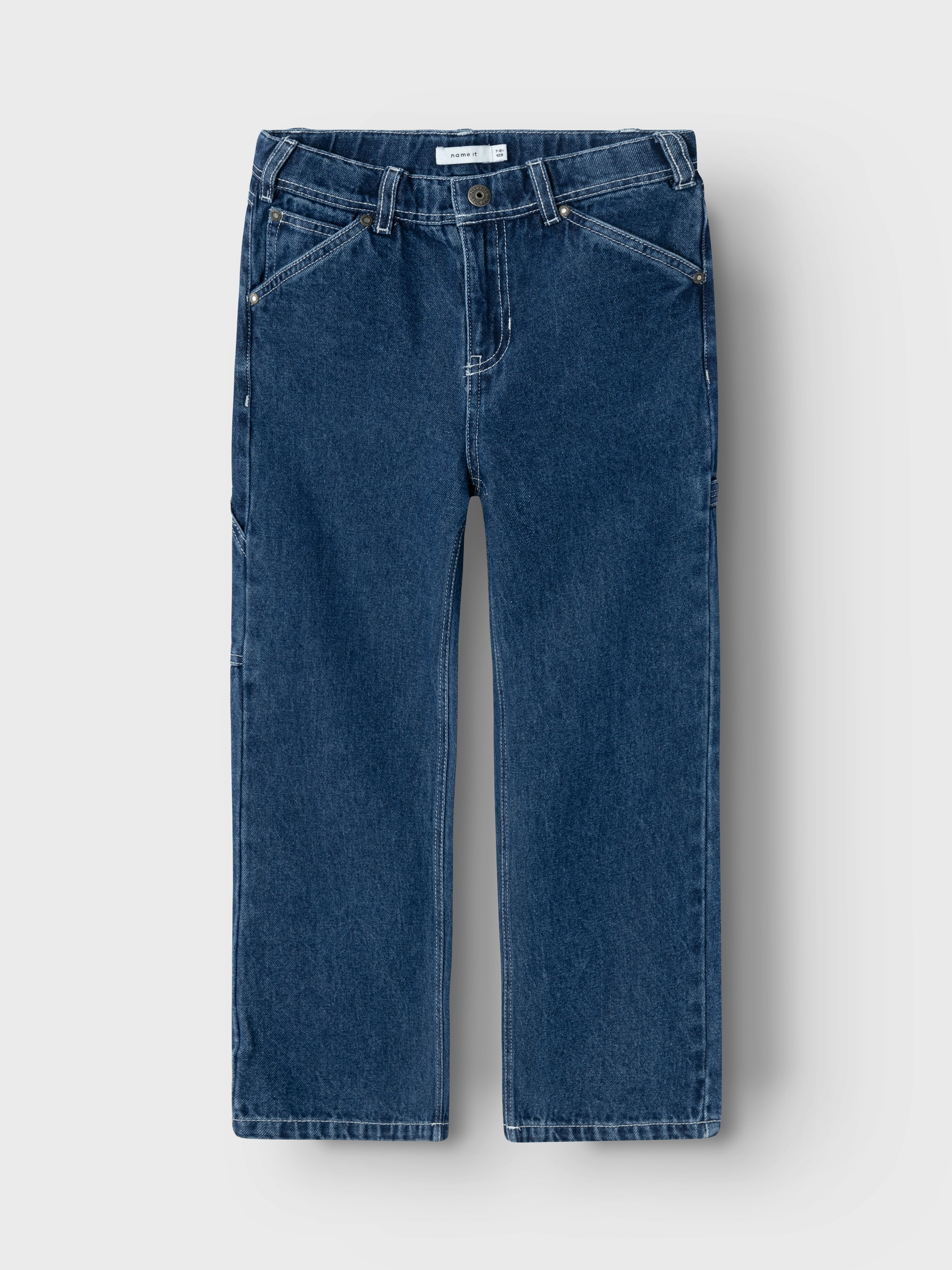 Name It 5-Pocket-Jeans »NKMRYAN für Jungen mit geradem Bein und 5-Pocket-Style«, unifarben, casual, straight fit, Baumwolle, Denim