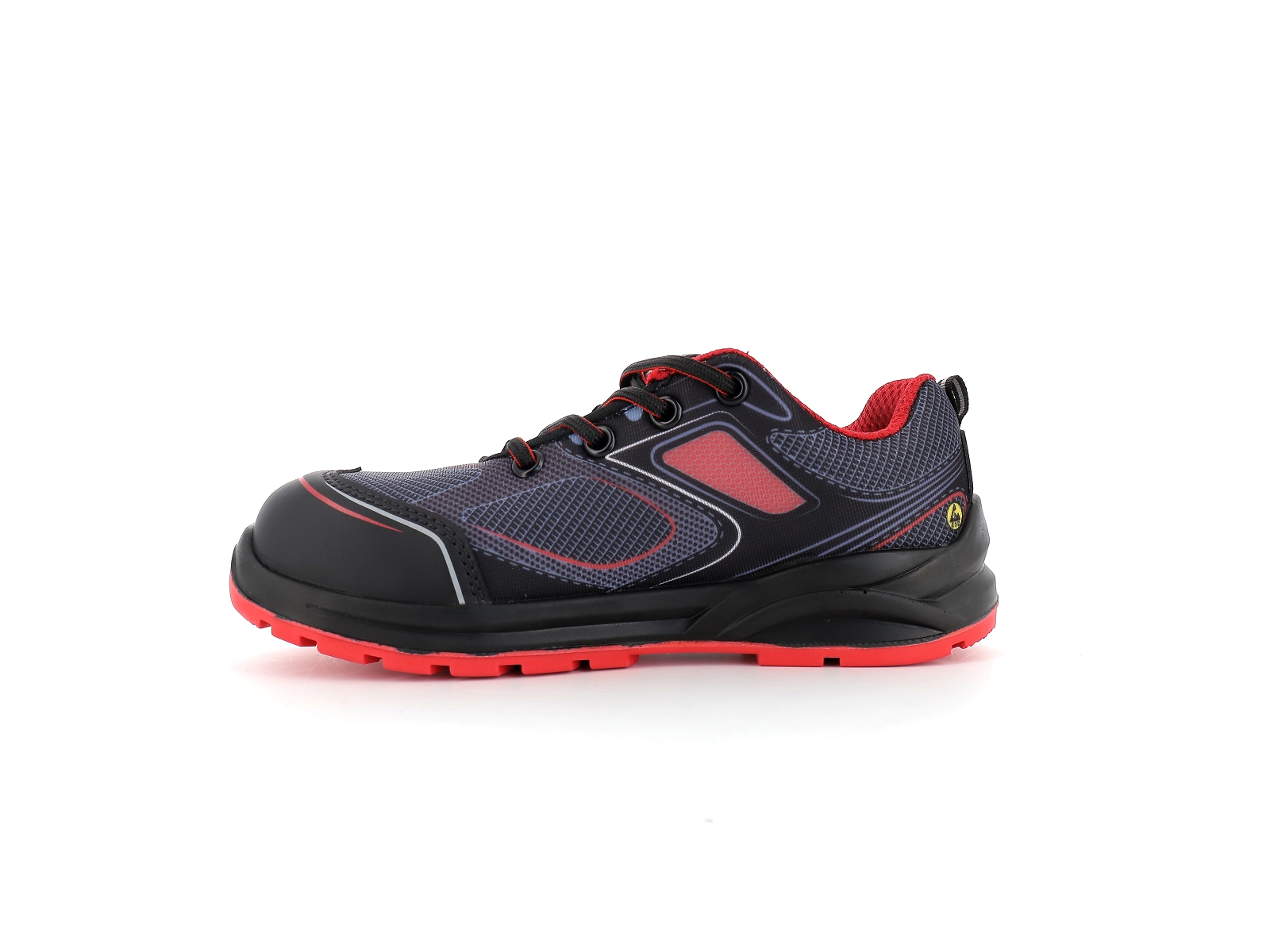 Safety jogger work-CADOR Synthétique Noir Rouge
