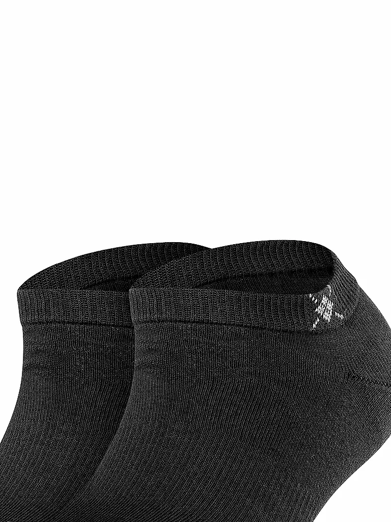 BURLINGTON Damen Sneaker-Socken 2er Pkg. EVERYDAY 36-41 black schwarz