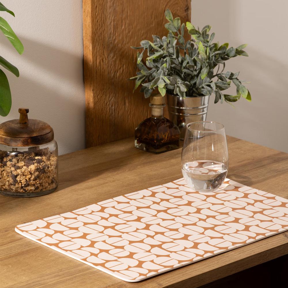 Atmosphera Set Table Orange Atmosphera 45x30 cm Vinyl