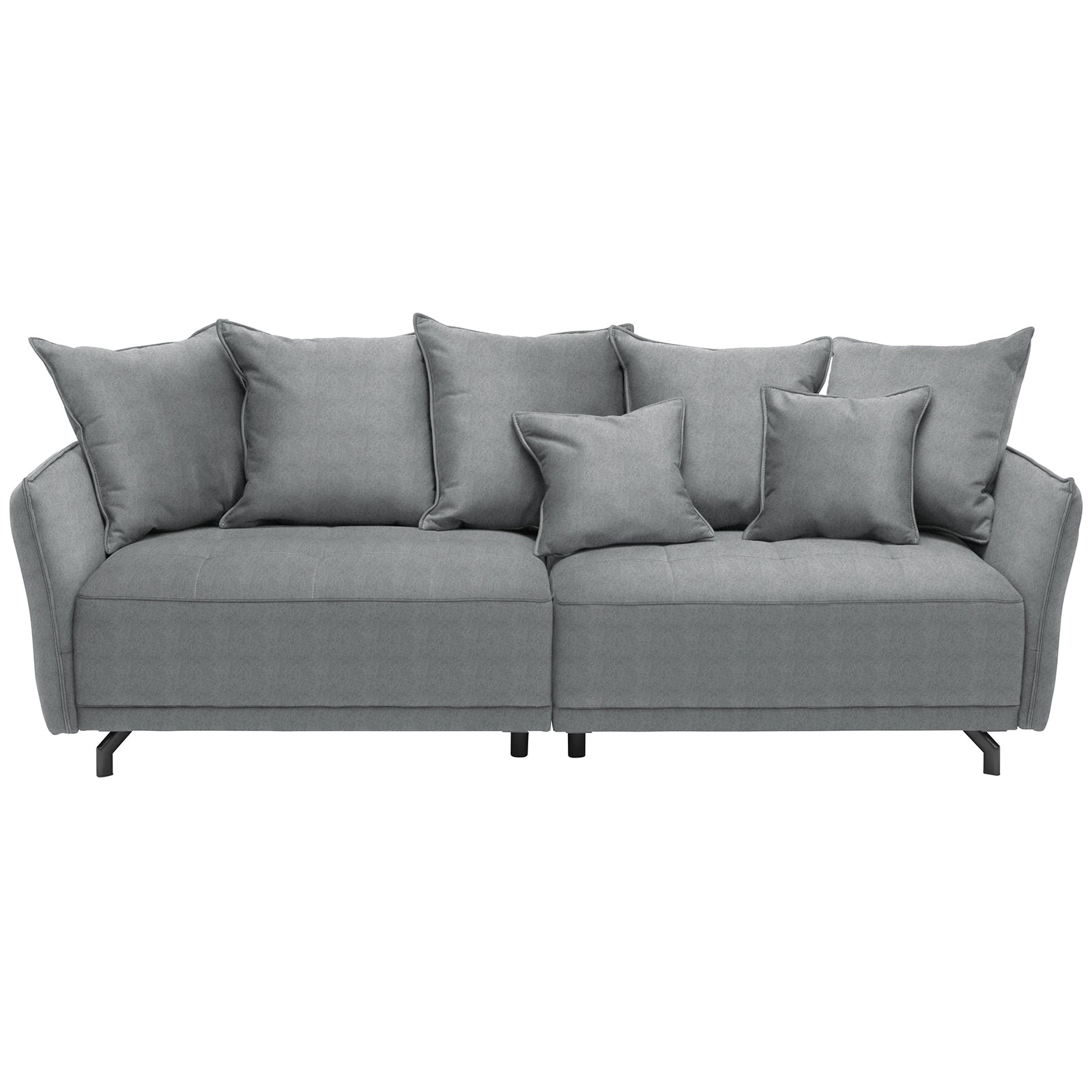 Big Sofa - grau - Samt