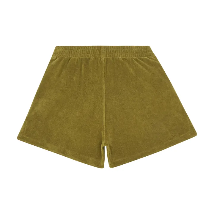SMALLABLE BASICS Short Femme éponge | Vert olive