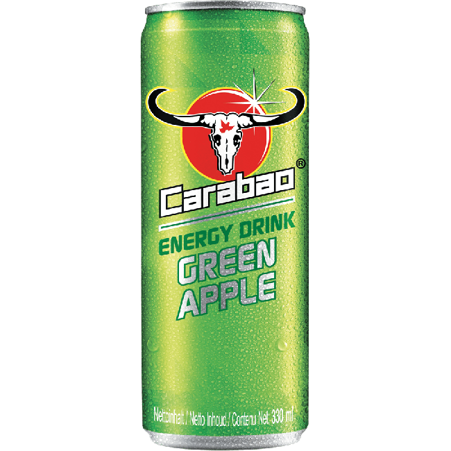 Carabao Energie Drank Groene Appel 330ml