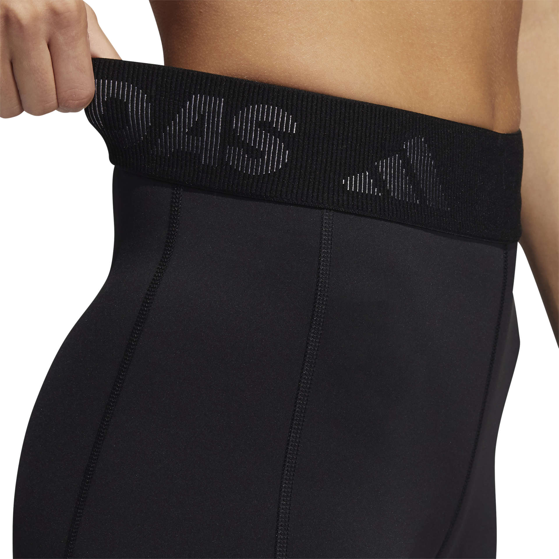 adidas Training Short 3 Bar Hardloopbroek Kort Zwart/Wit Dames