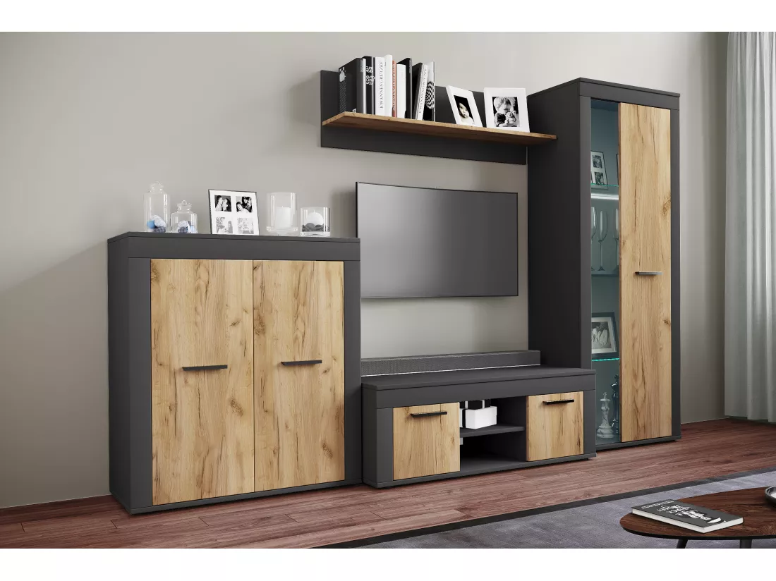 Étagère murale en bois Étagère Usilo