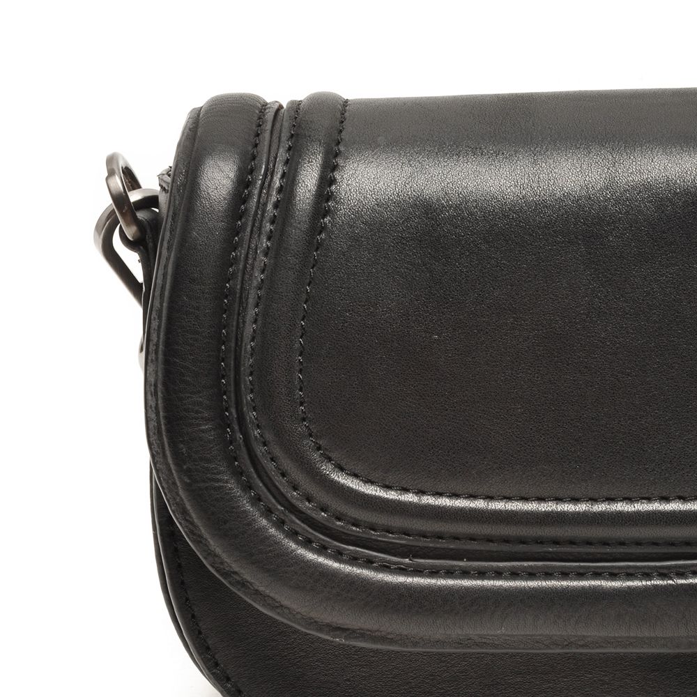 Berba Icons Crossbody Flap Bag Black