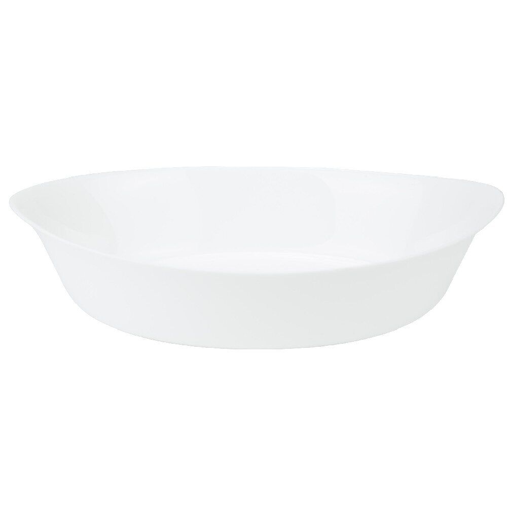 Plat à four ovale Luminarc verre blanc 32 cm
