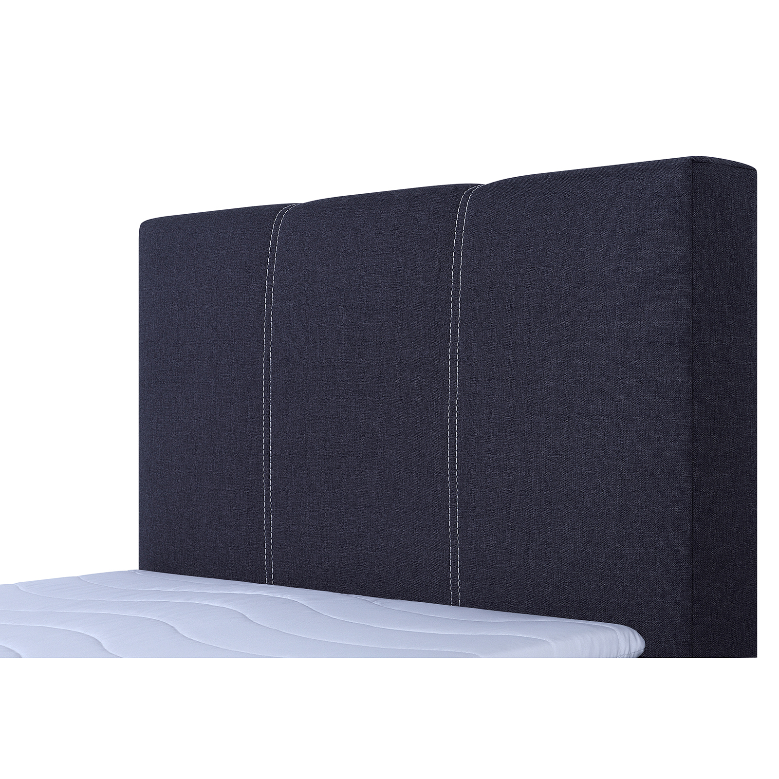 Boxspringbett - grau - H3 - Bonell-Federkern - 90x200 cm